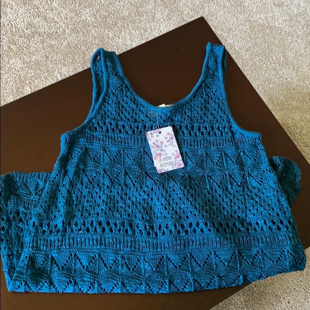 navy blue cover up